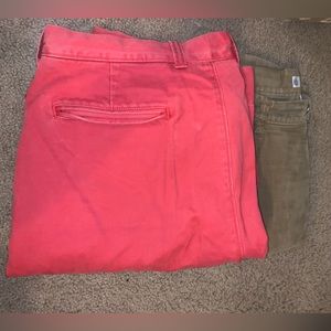 2 pairs of J.Crew pants (men’s)